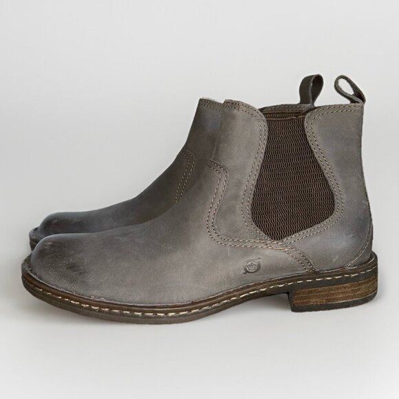 Børn Other - NEW Born Men's Hemlock Leather Boots Size 9.5 Brown Pull On Casual Fall Winter